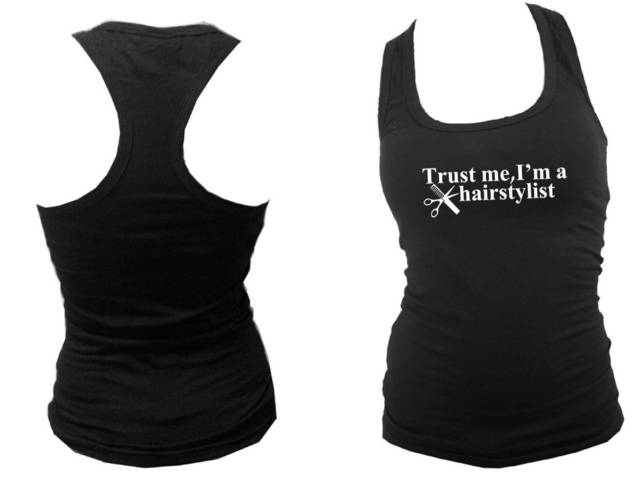 Trust me I'm a hairstylist women tank top L/XL