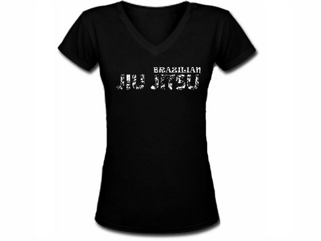 Brazilian jiu jitsu martial arts woman/girls black t shirt