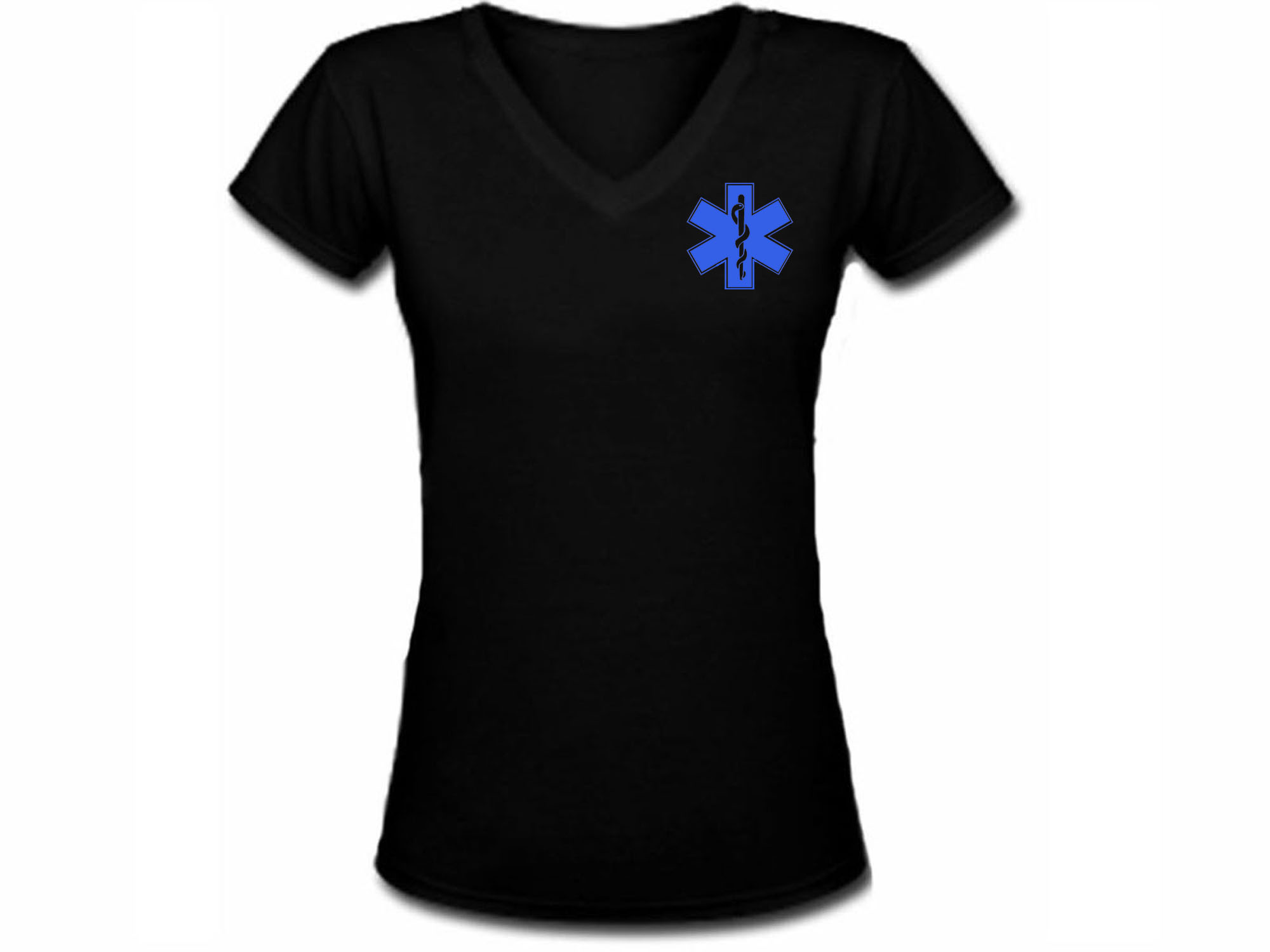 Paramedic medic women v neck t-shirt