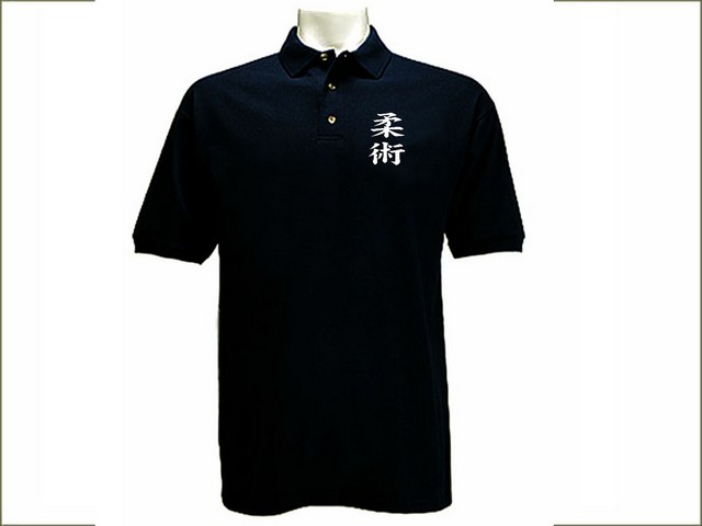Jiu jitsu jujitsu button up polo style t-shirt