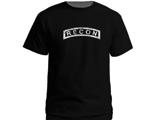 Recon distressed vintage look rangers military t-shirt