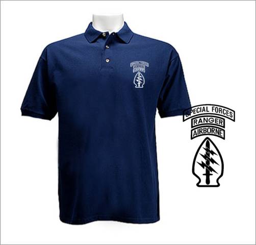 US army polo style t shirt