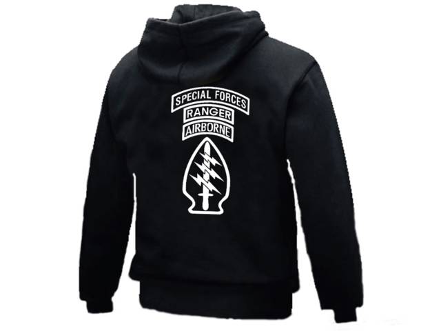 US army commando rangers military sweat hoodie