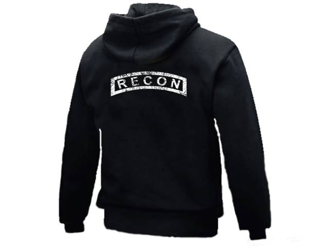 Recon distressed look rangers military hoodie