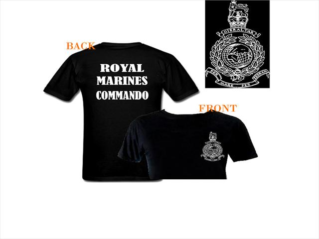 United Kingdom Royal marines special forces graphic te shirt