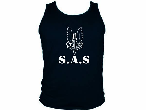 British army-special air service SAS muscle tank top 2XL