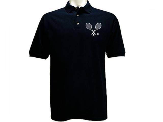 Tennis racquets rackets customized polo style t-shirt