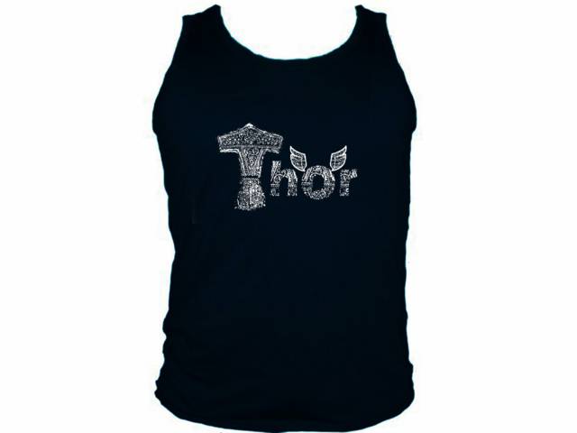 Norse mythology Mjlnir Thor Hammer gym sleeveless shirt
