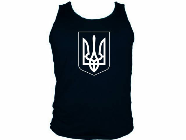 Ukrainian coat of arms national symbol tryzub cusomized tank top