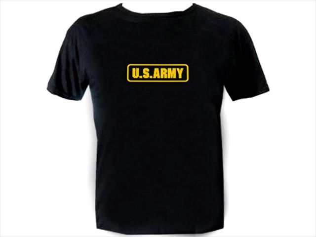 USA army silk printed customized tshirt
