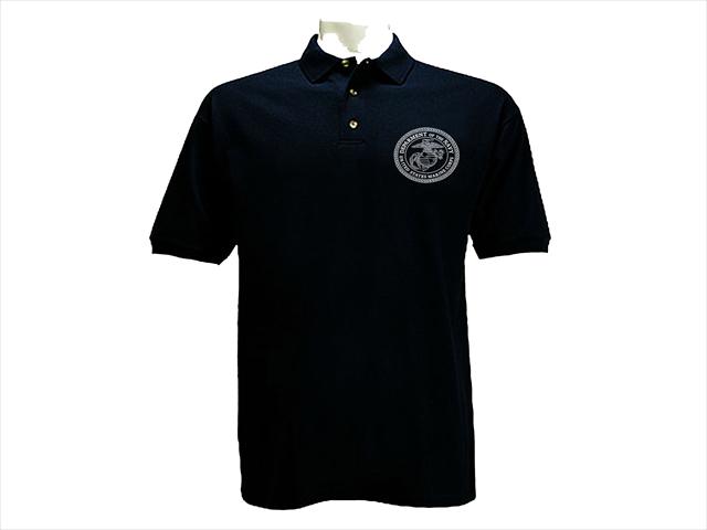 US army marine corps USMC button up polo style t-shirt