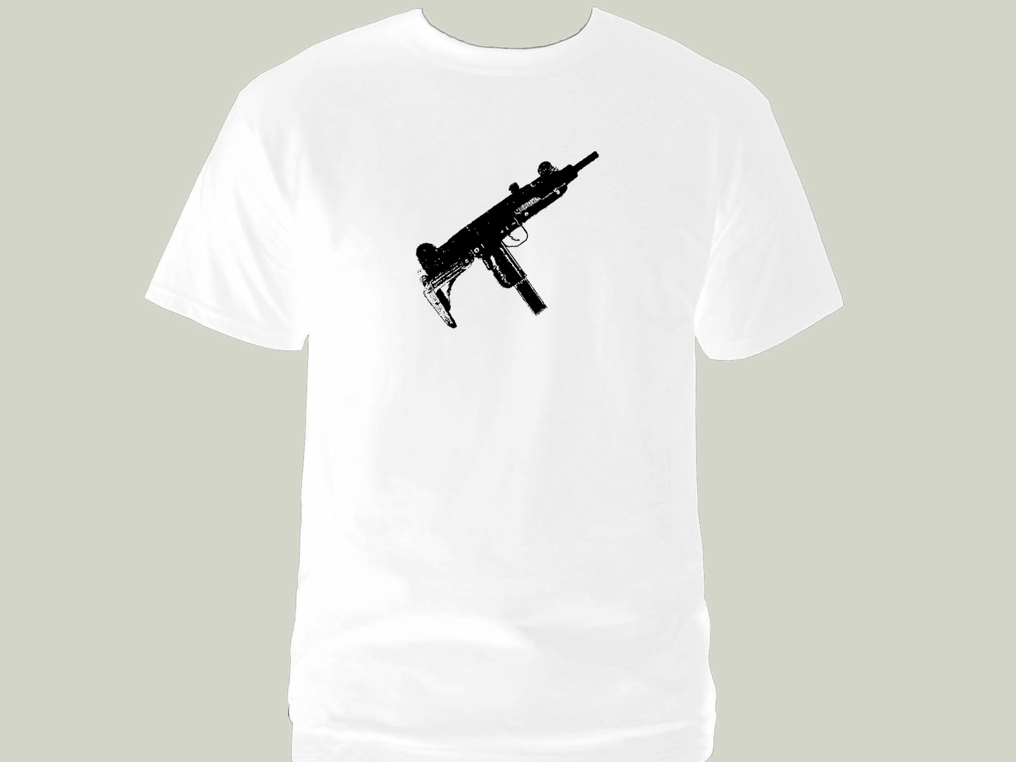 Uzi gun machine rifle firearms t-shirt