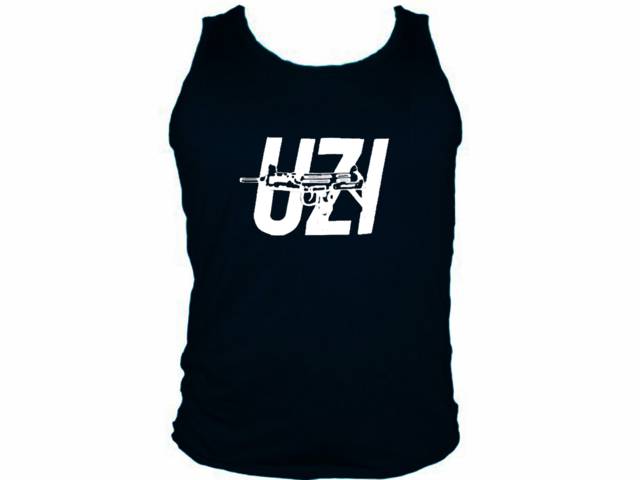 The Uzi gun machine rifle tank top