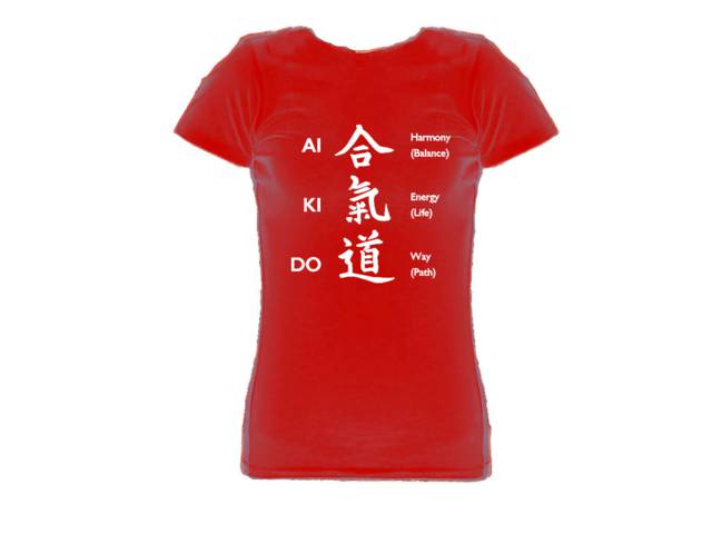 Aikido ai ki do japanese martial arts top shirt