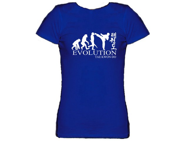 Tae kwon-do evolution woman girls fit-t shirt