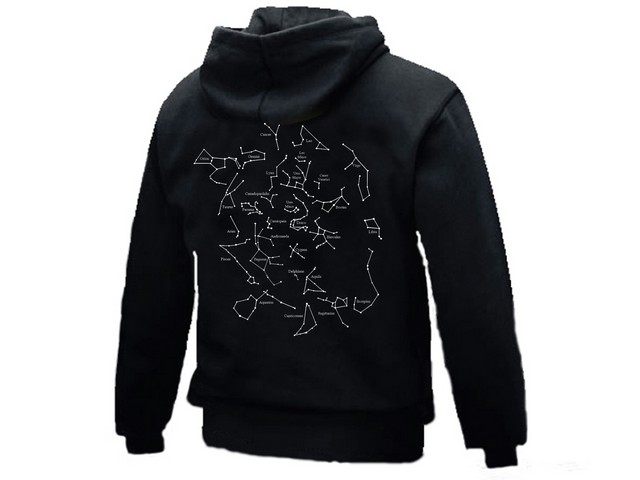 Constellation astrology horoscope zodiac pullover hoodie