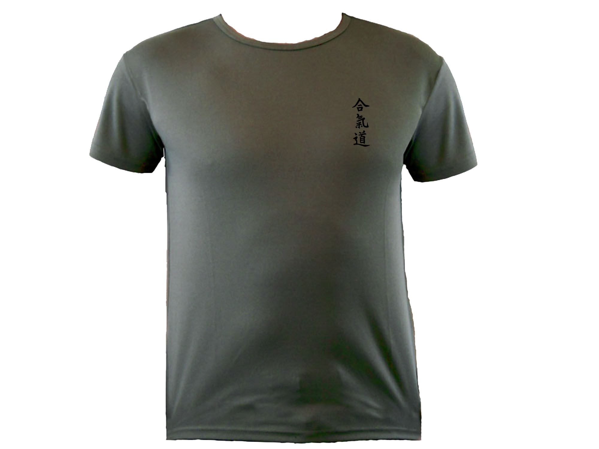 Aikido moisture wicking dri fit fabric workout running t-shirt
