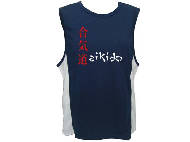 Aikido moisture wicking sleeveless t shirt 2