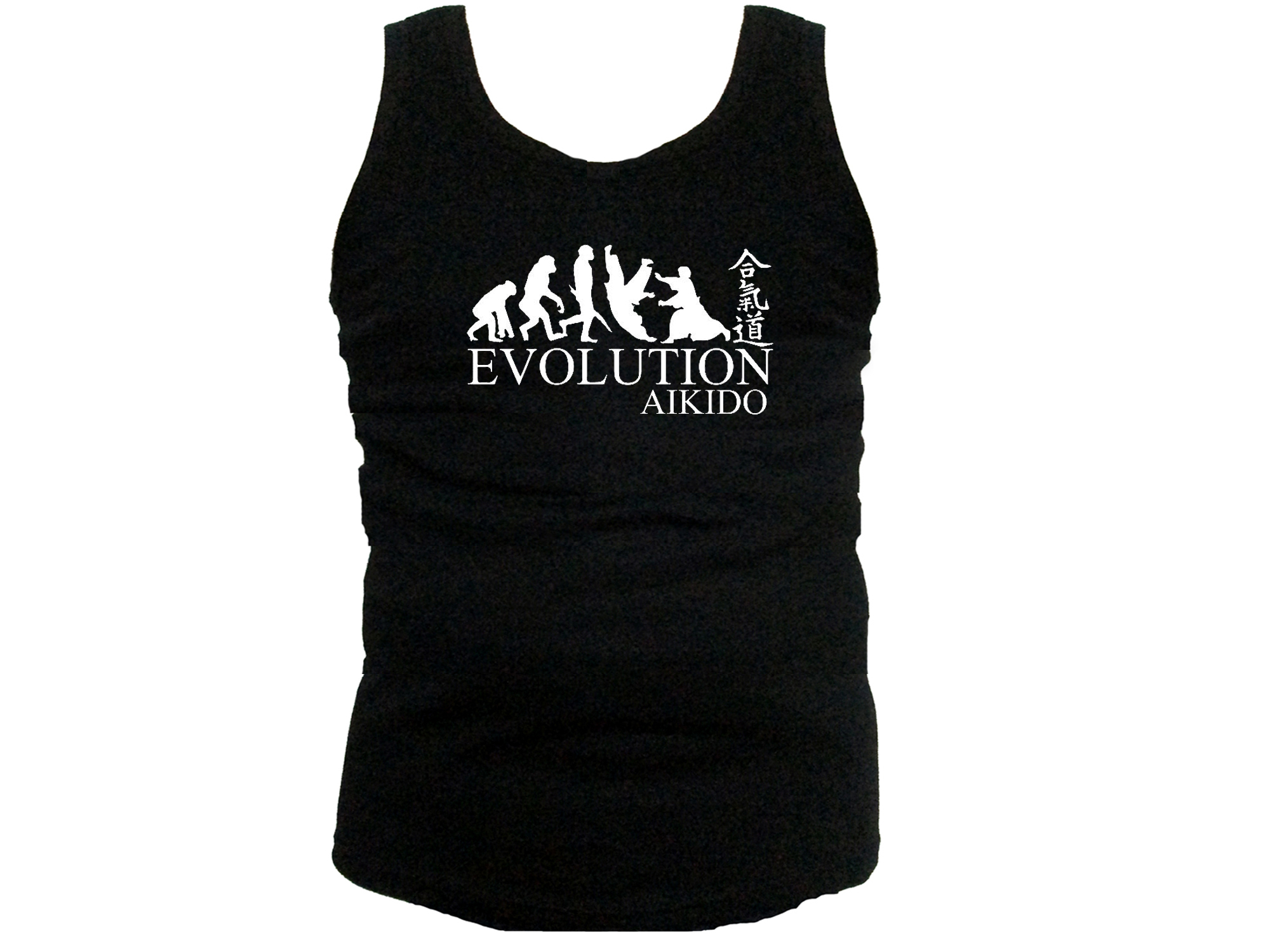 Aikido evolution tank top-japanese martial arts MMA wear