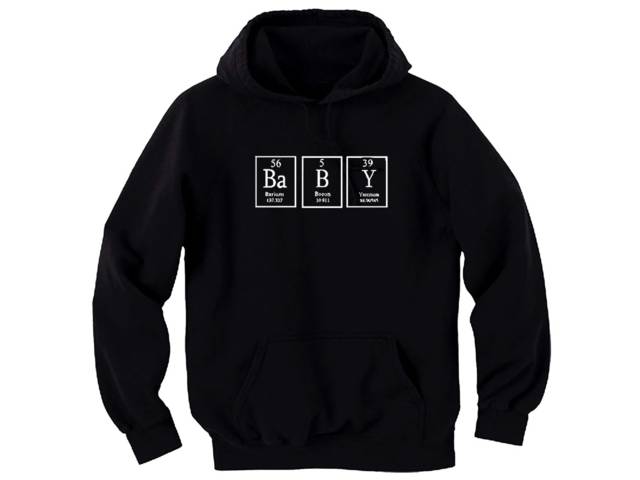 Gifts for Geeks Baby -  Mendeleev periodic table sweat hoodie