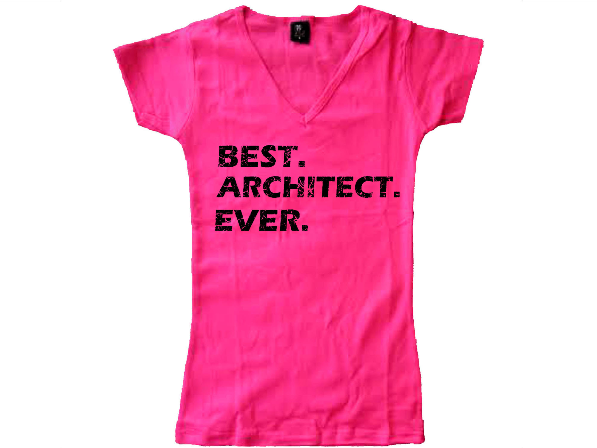 Best architect ever women v neck pink t-shirt