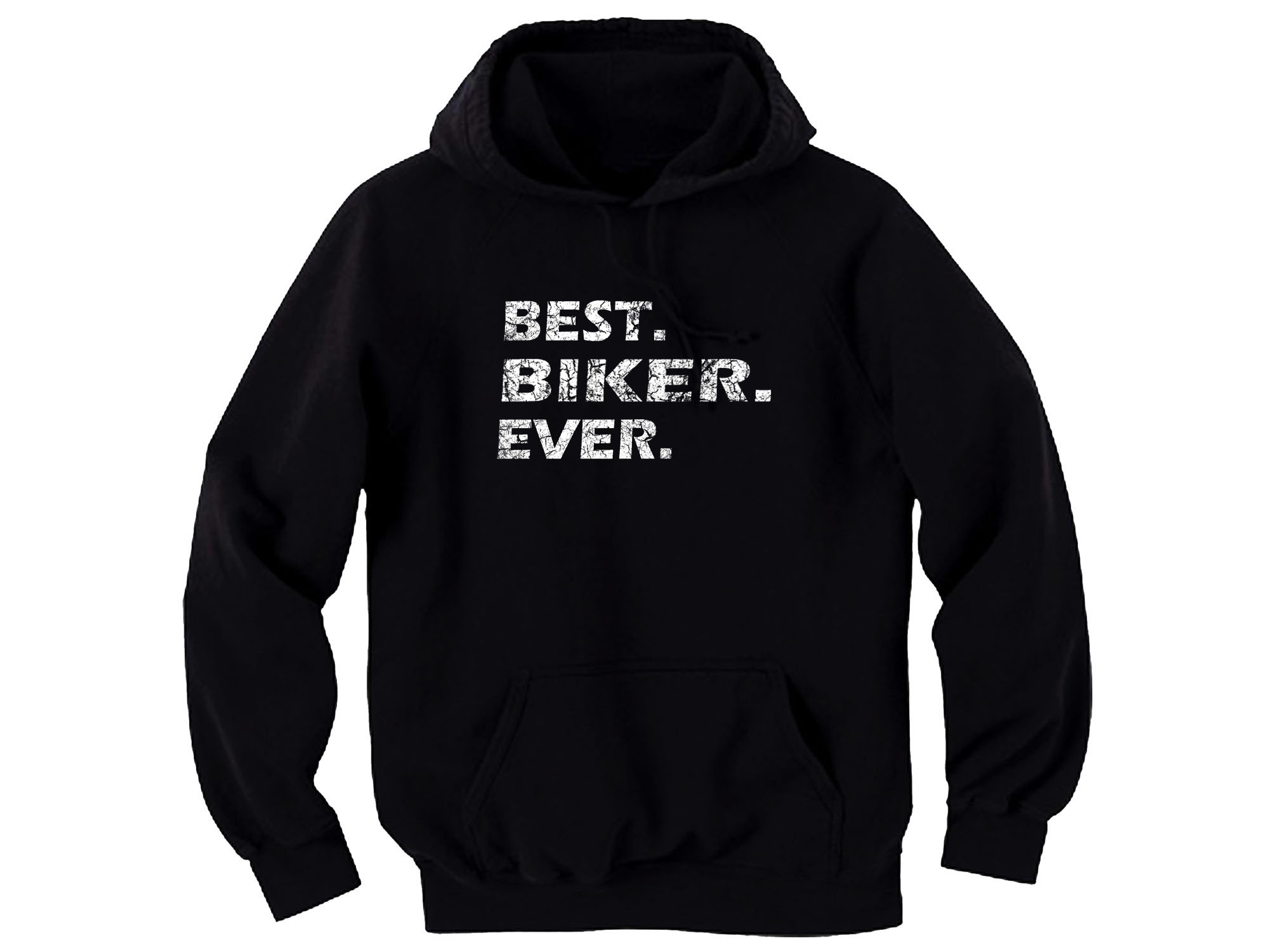 Best biker ever distressed print hoodie coworker,father,friend gift