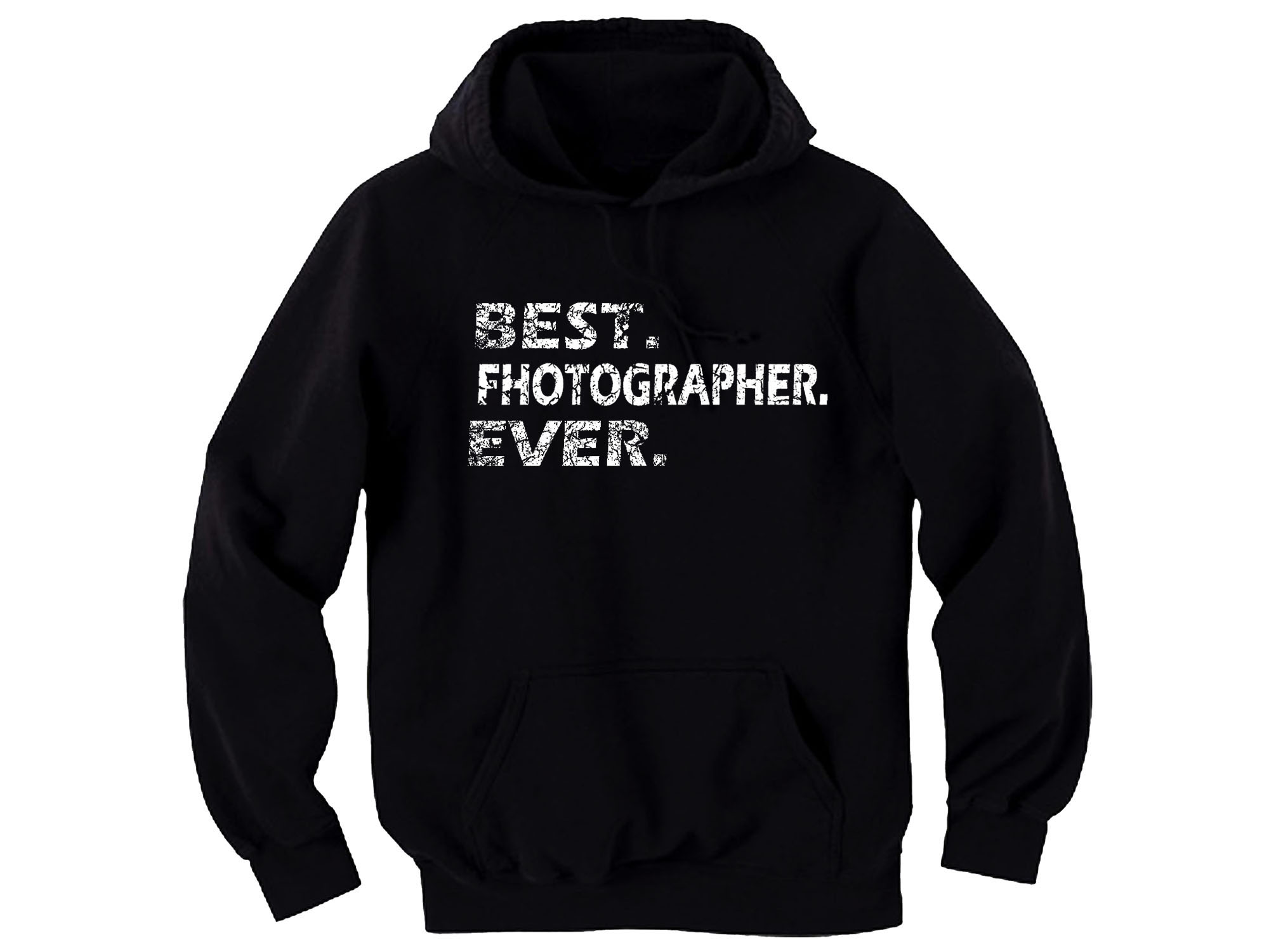 Best photographer ever distressed print hoodie coworker,father,friend gift
