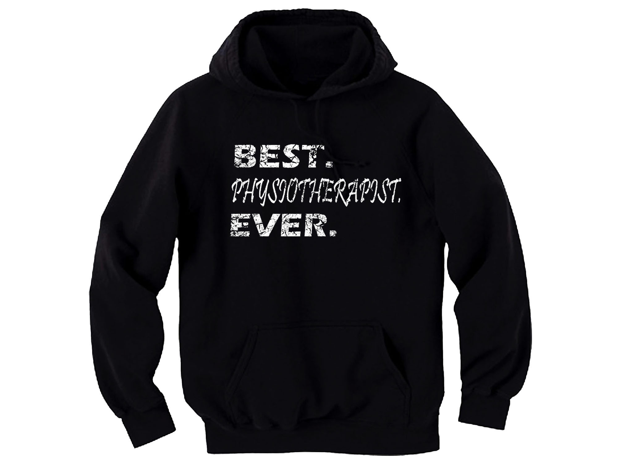 Best physiotherapist ever distressed print hoodie coworker,father,friend gift