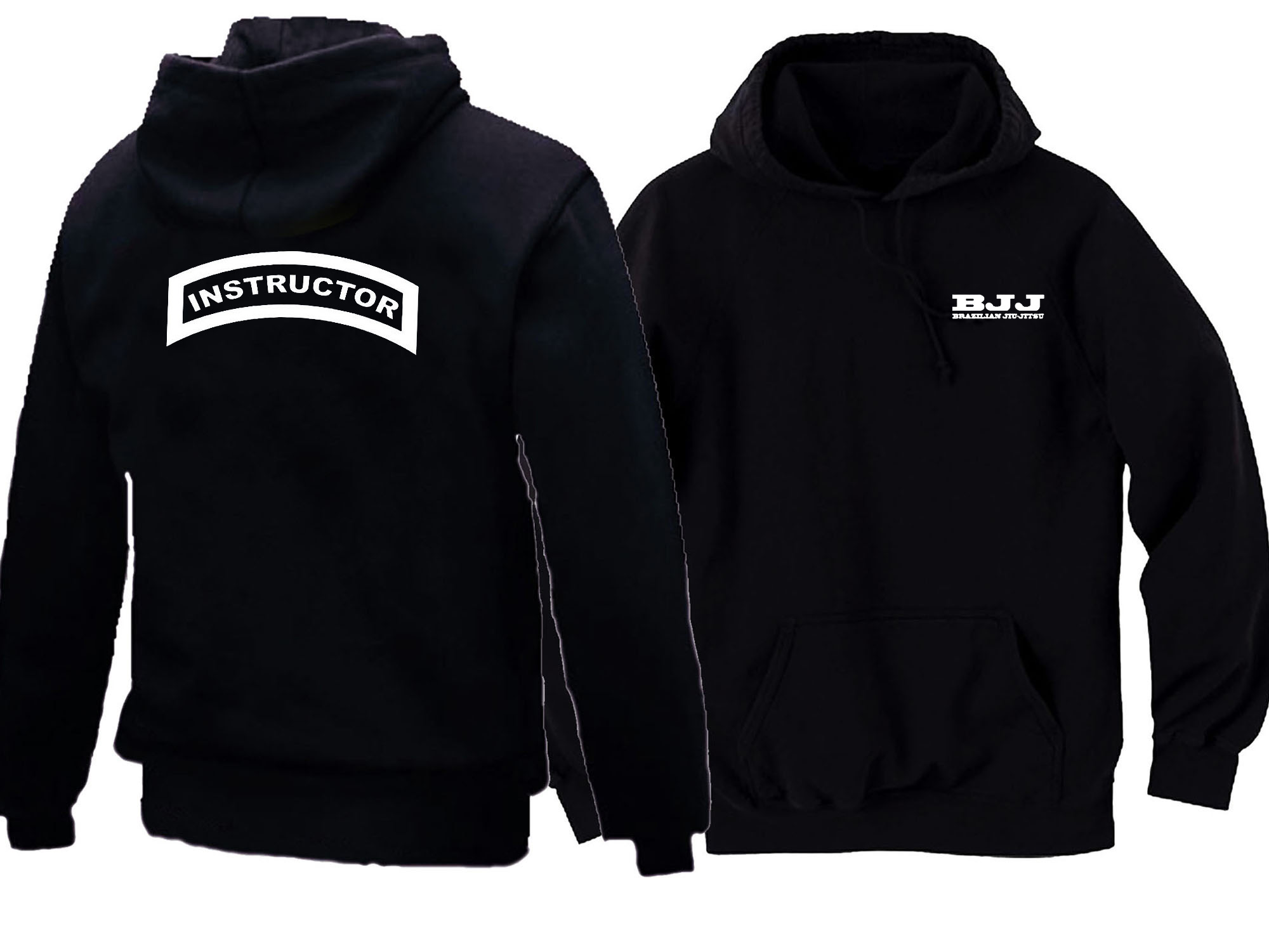 Brazilian Jiu Jitsu BJJ instructor martial arts black hoodie