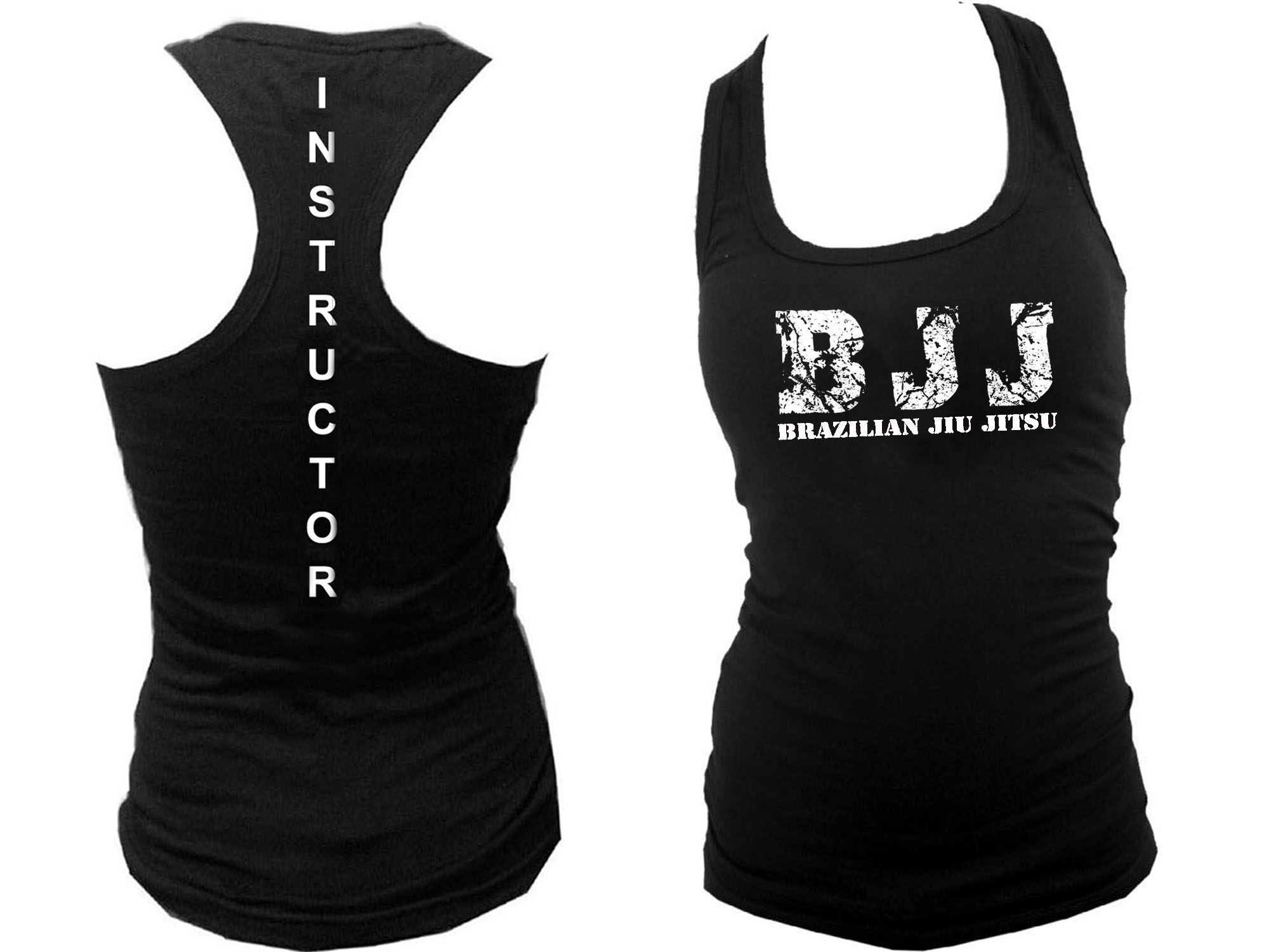 Brazilian jiu jitsu Instructor BJJ  women racerback tank top S/M