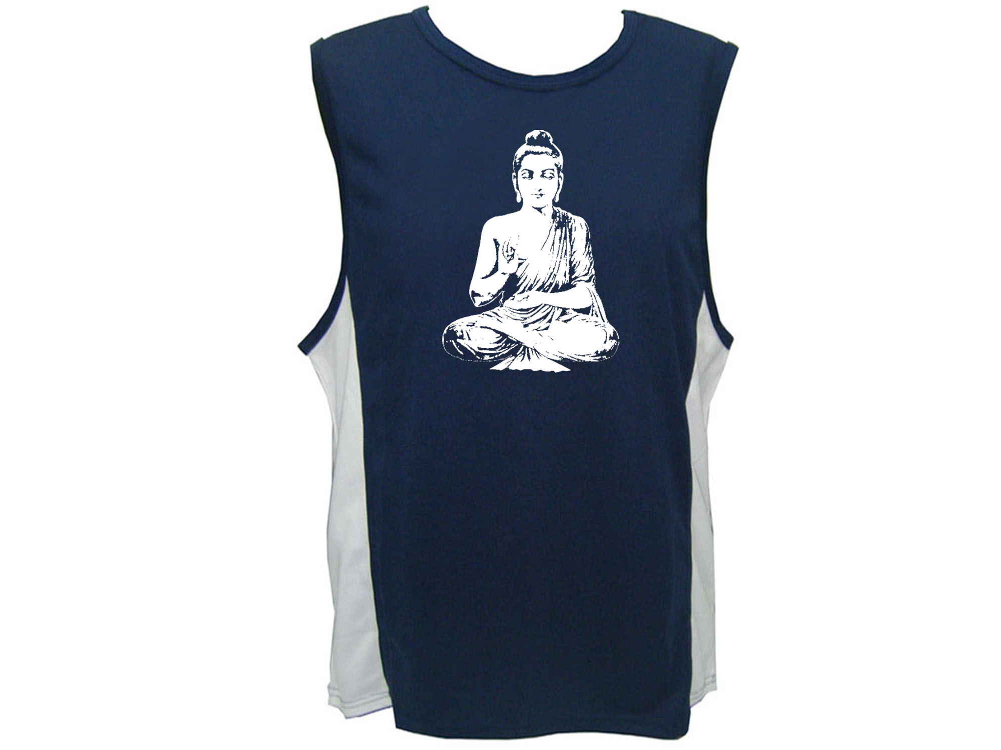 Buddha budah yoga wear sweat proof fabric sleeveless tank top