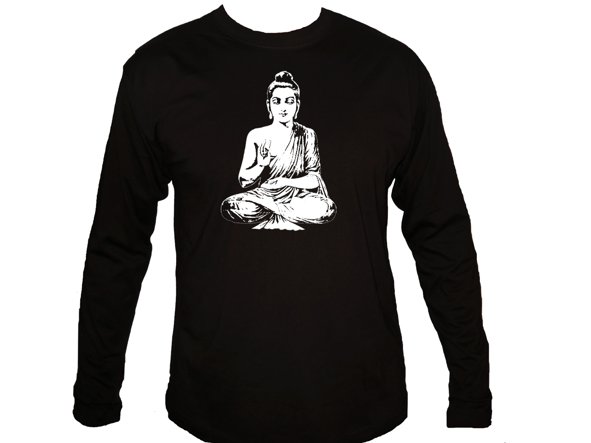 Buddha,budah buddhism yoga meditation long sleeves t-shirt