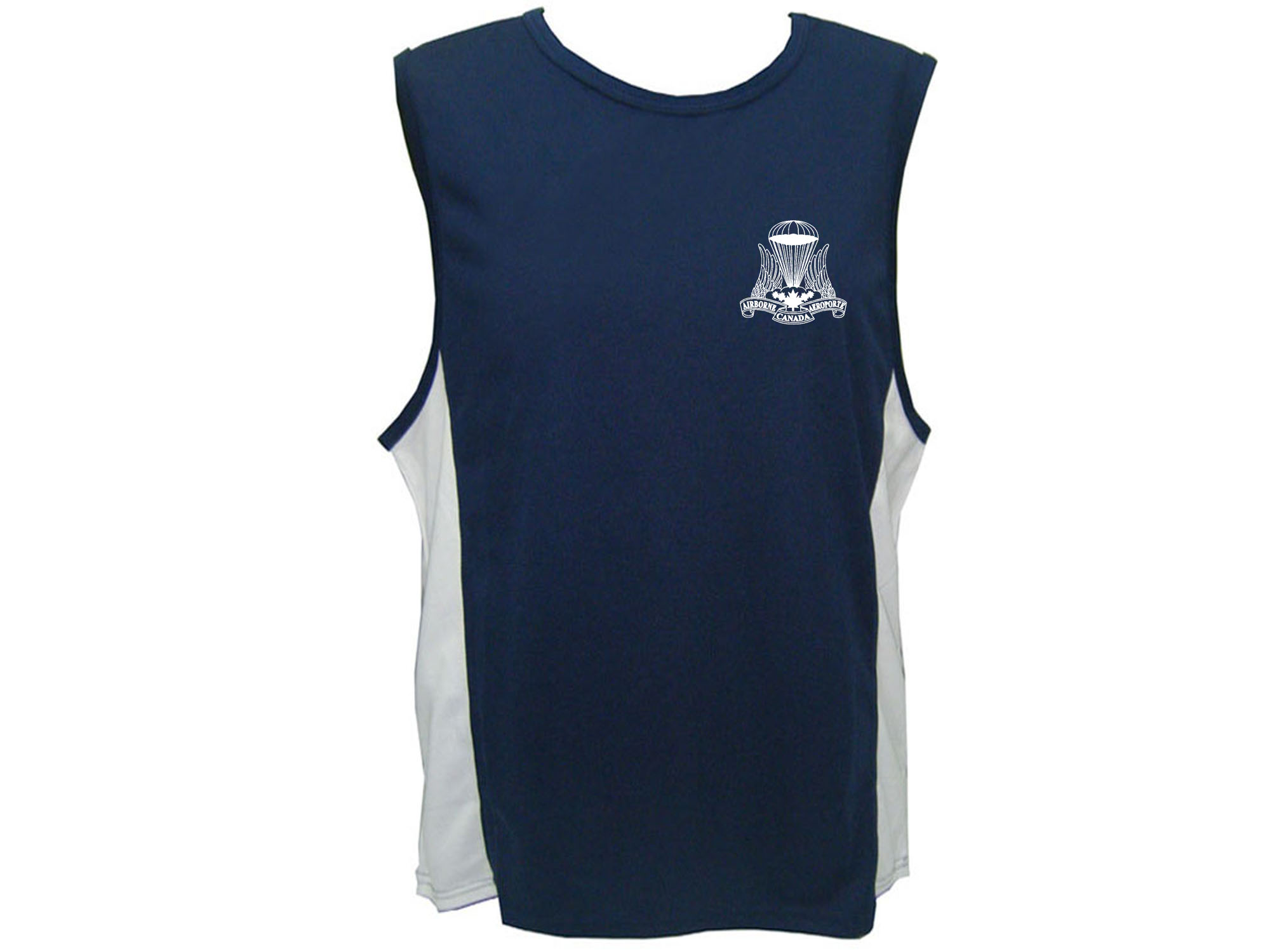 Canadian army regiment airborne sweat proof polyester tank top 2