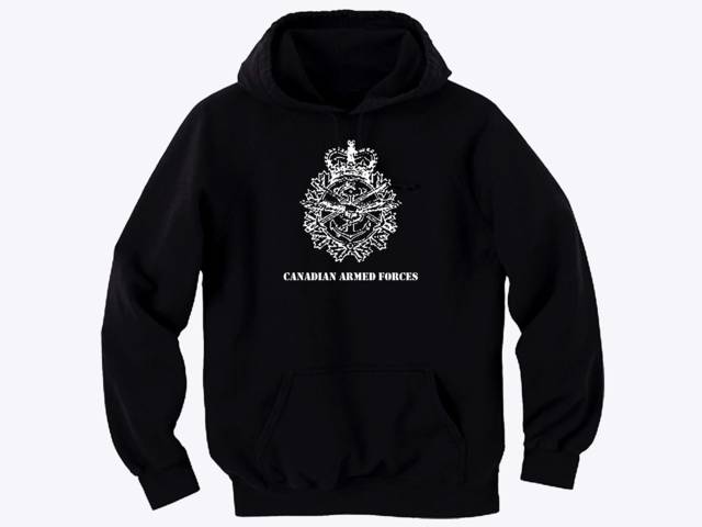 Canadian army hoodie emblem CND military
