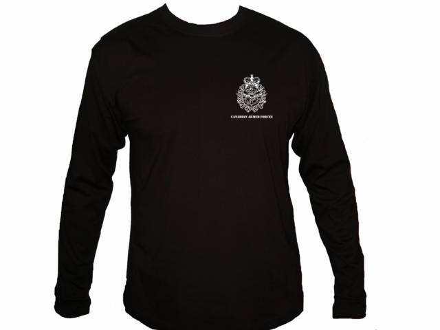Canadian army emblem man sleeved t-shirt 2