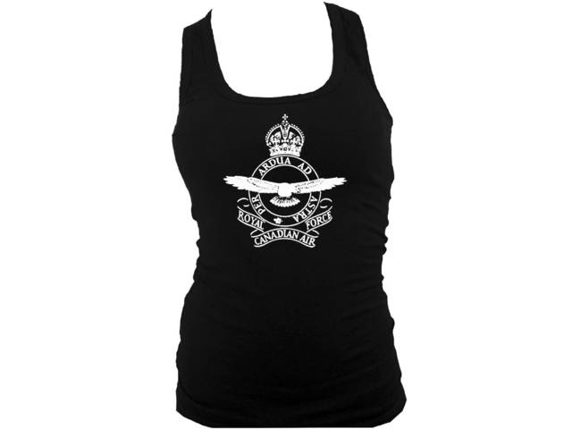 Canadian air forces women teen black top L/XL