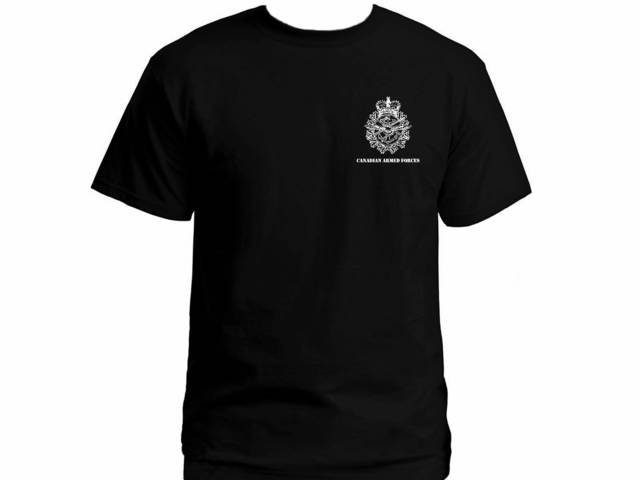 Canadian army military t shirt-Canadian armed forces CND wear