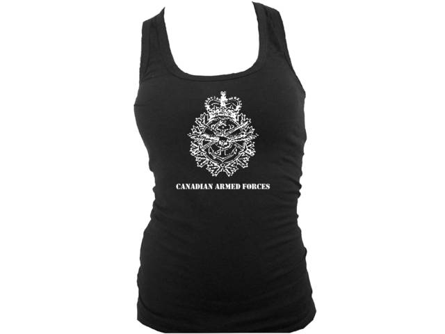 Canadian army women teen black top L/XL