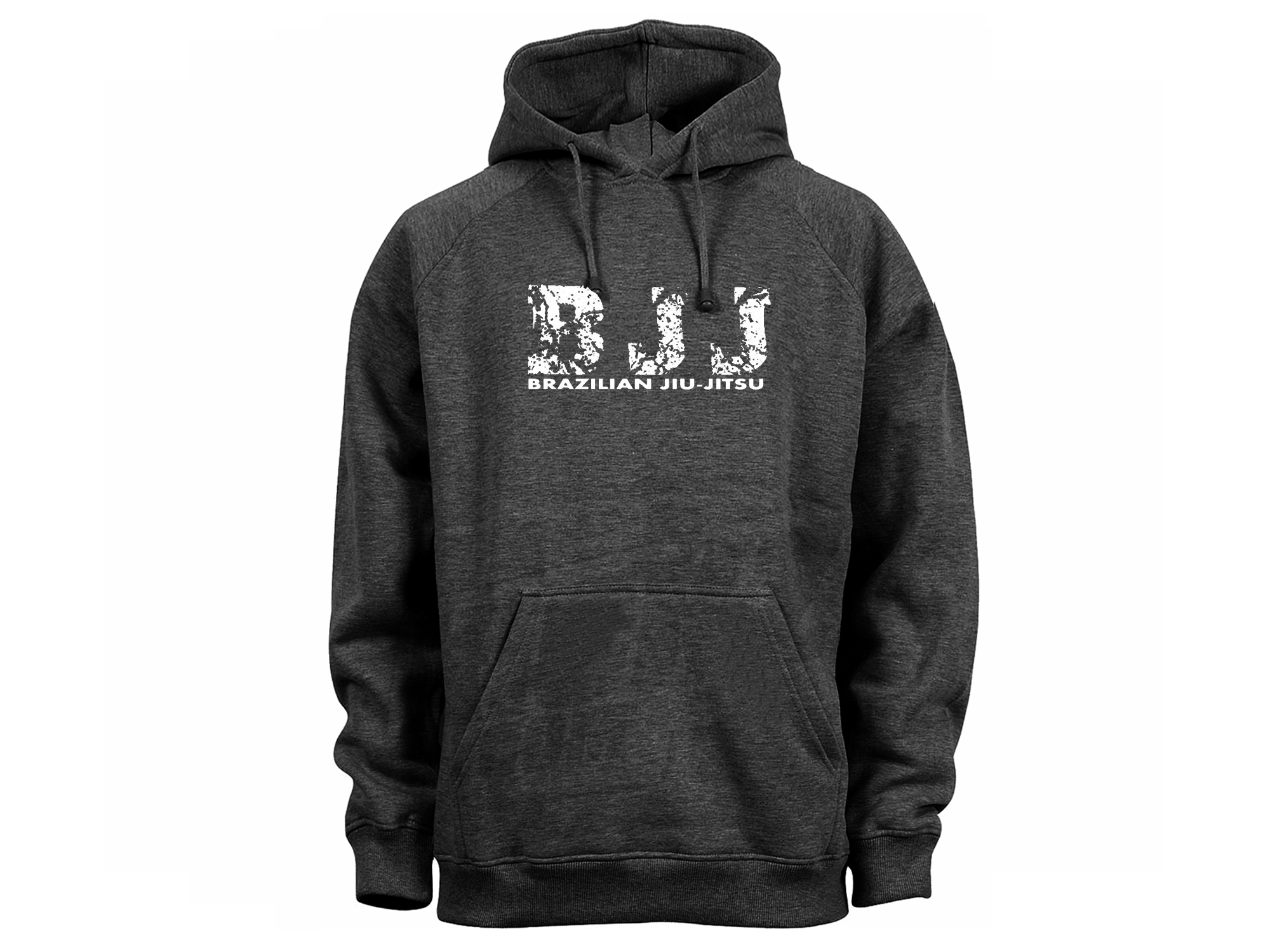 Brazilian Jiu Jitsu BJJ martial art dark heather gray hoodie