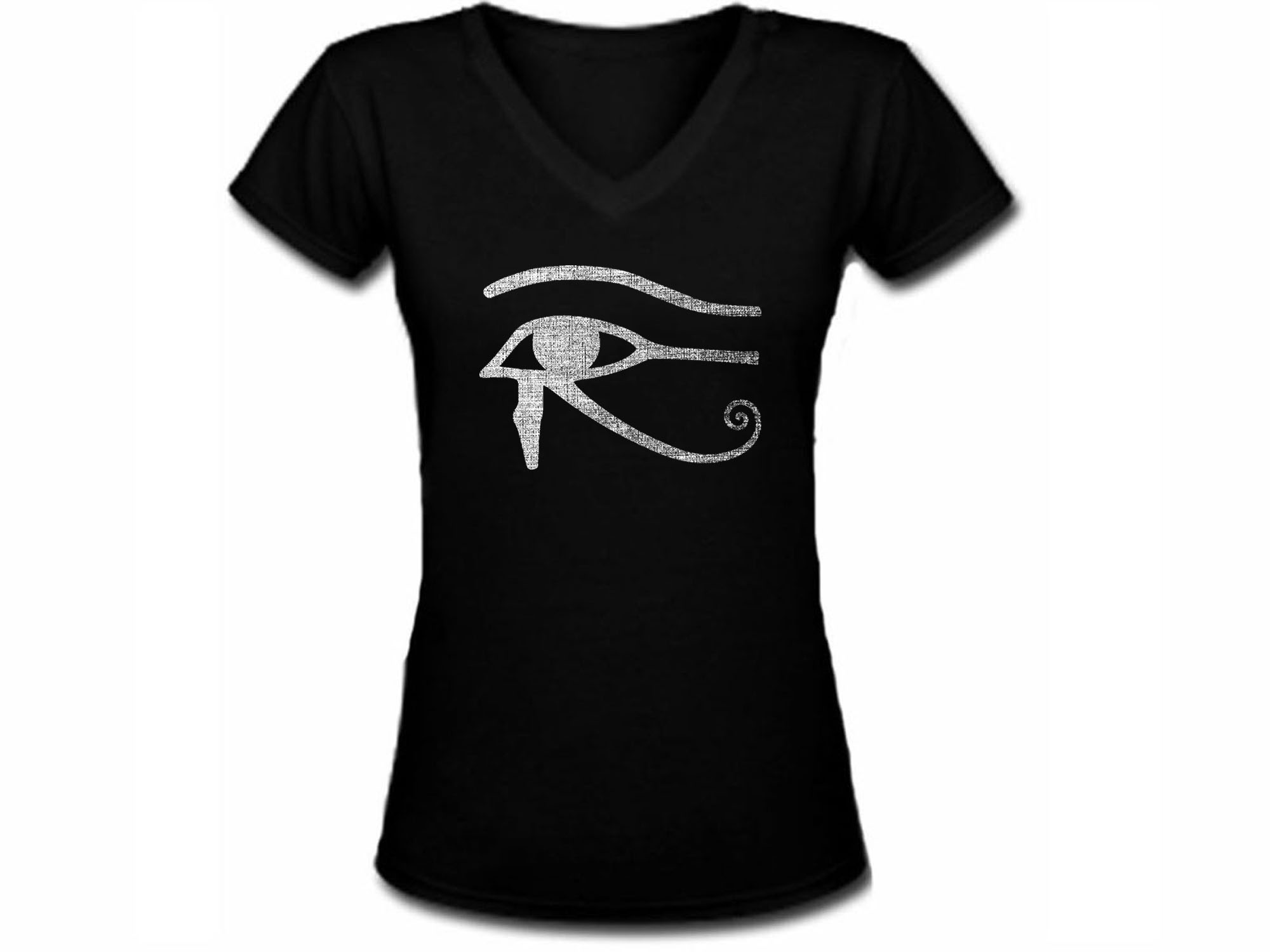 Ancient Egypt symbol Wadjet Ra Horus Eye women/junior t-shirt