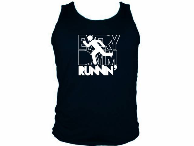 Everyday I'm running funny parody running tank top 2XL