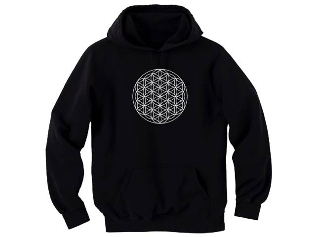 Sacred geometry-flower of life spirit graphic sweat hoodie