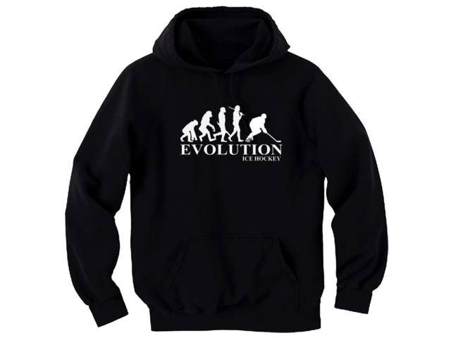 Ice hockey evolution evolve hoodie