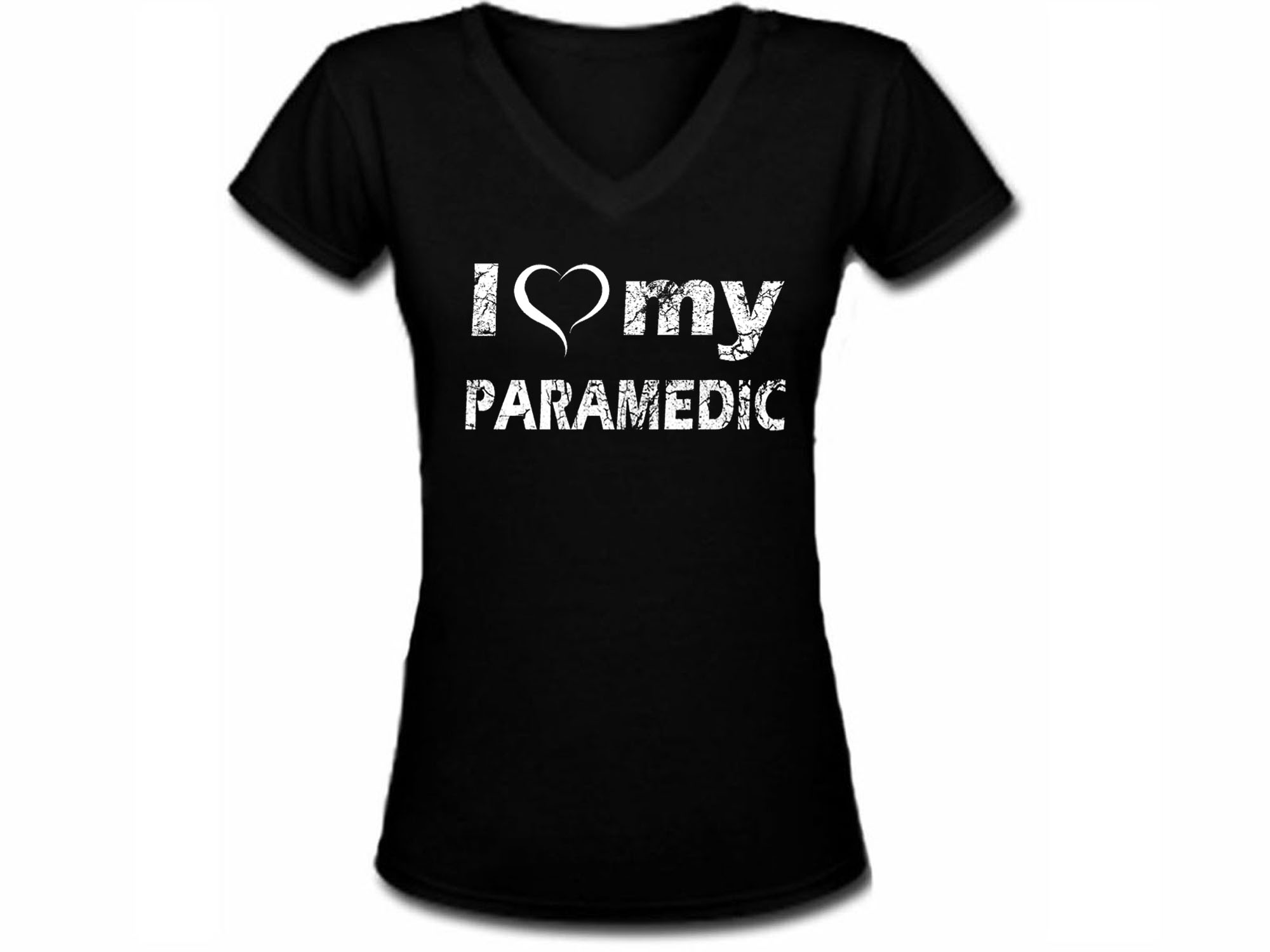 I love heart my paramedic women/youth t-shirt