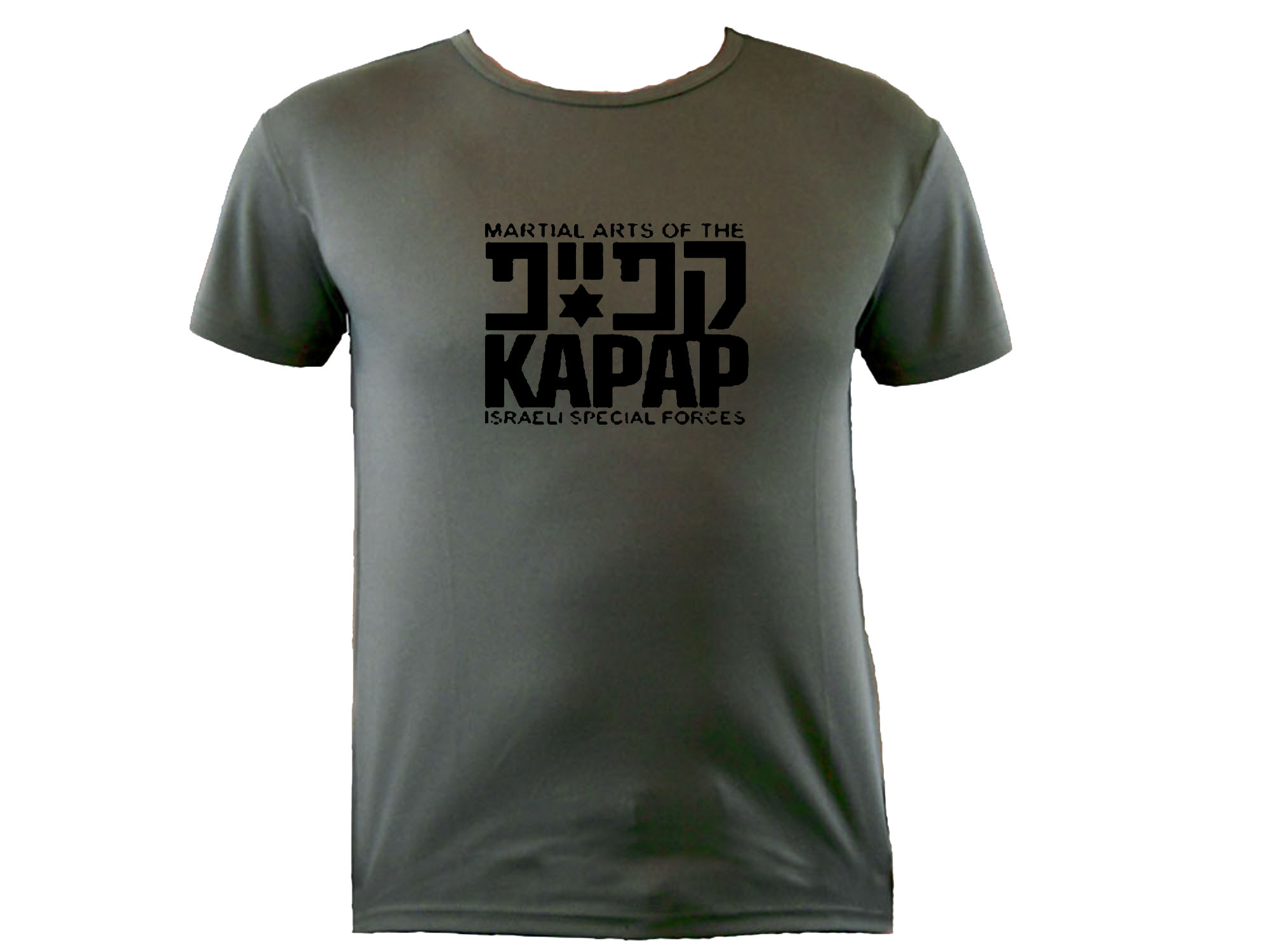 Kapap krav panim el panim martial arts moisture wicking polyester te shirt 2