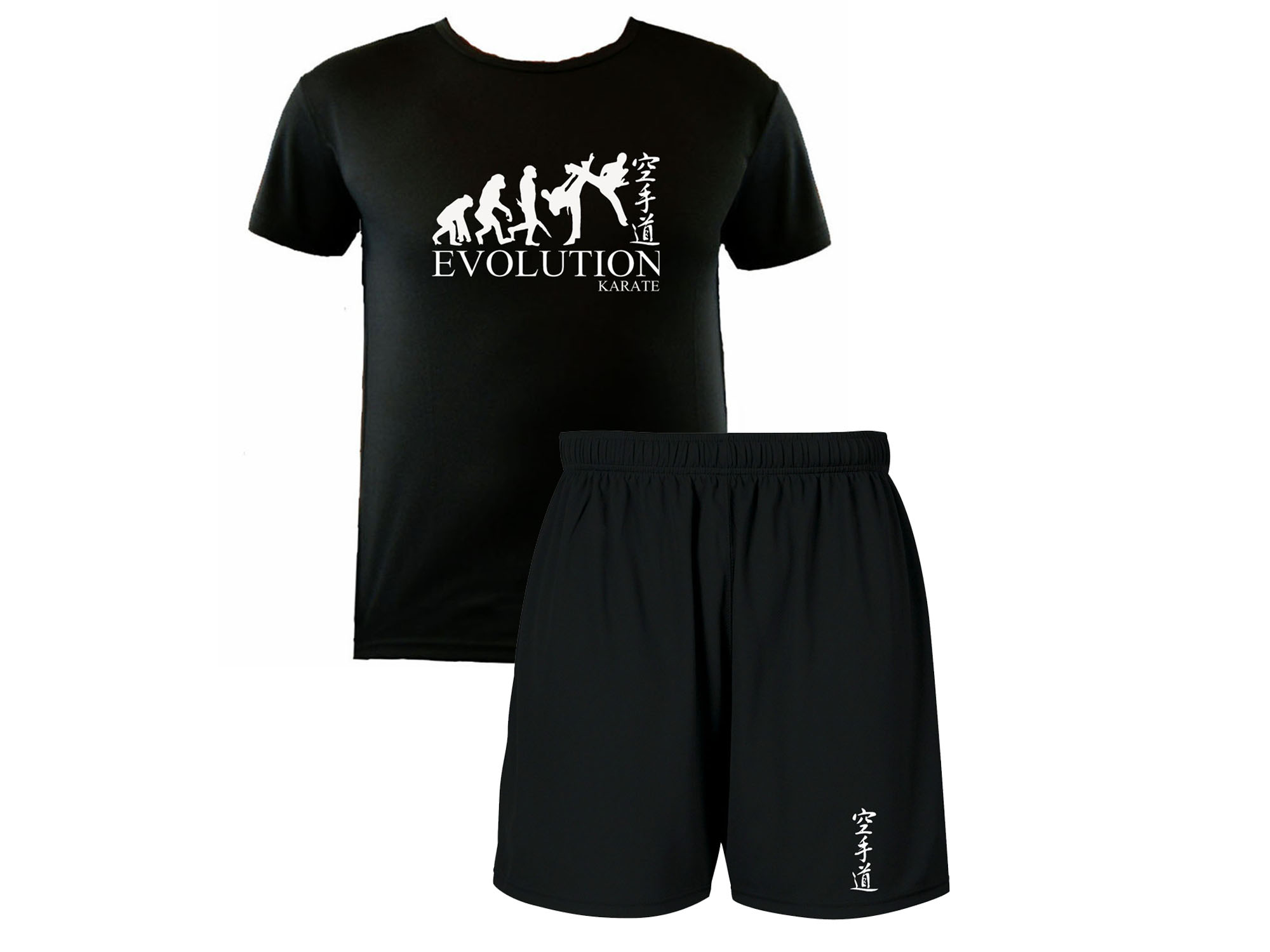 Karate set -sweat proof polyester shorts & t-shirt 2