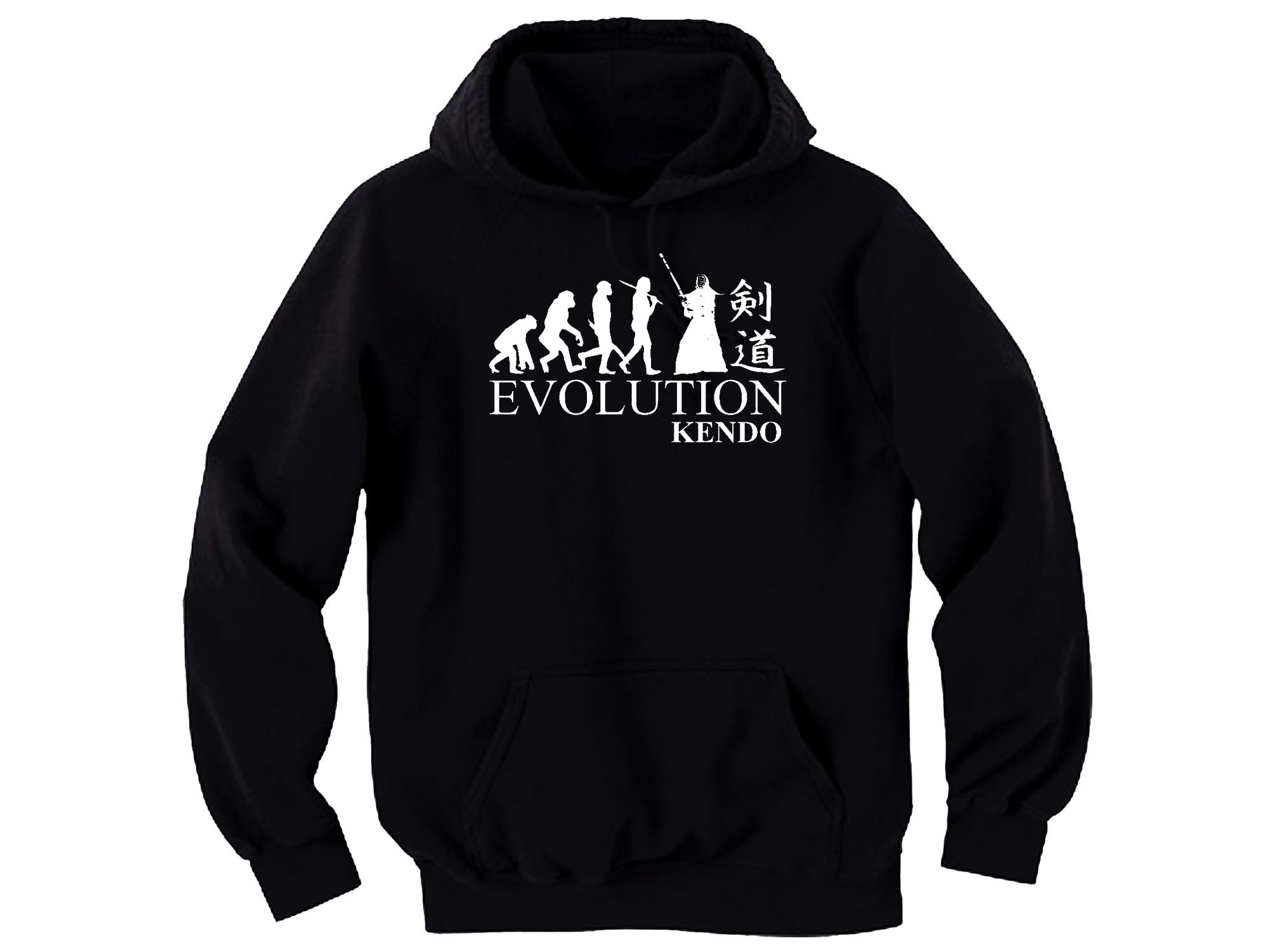 Evolution Kendo Japanese martial arts MMA black hoodie