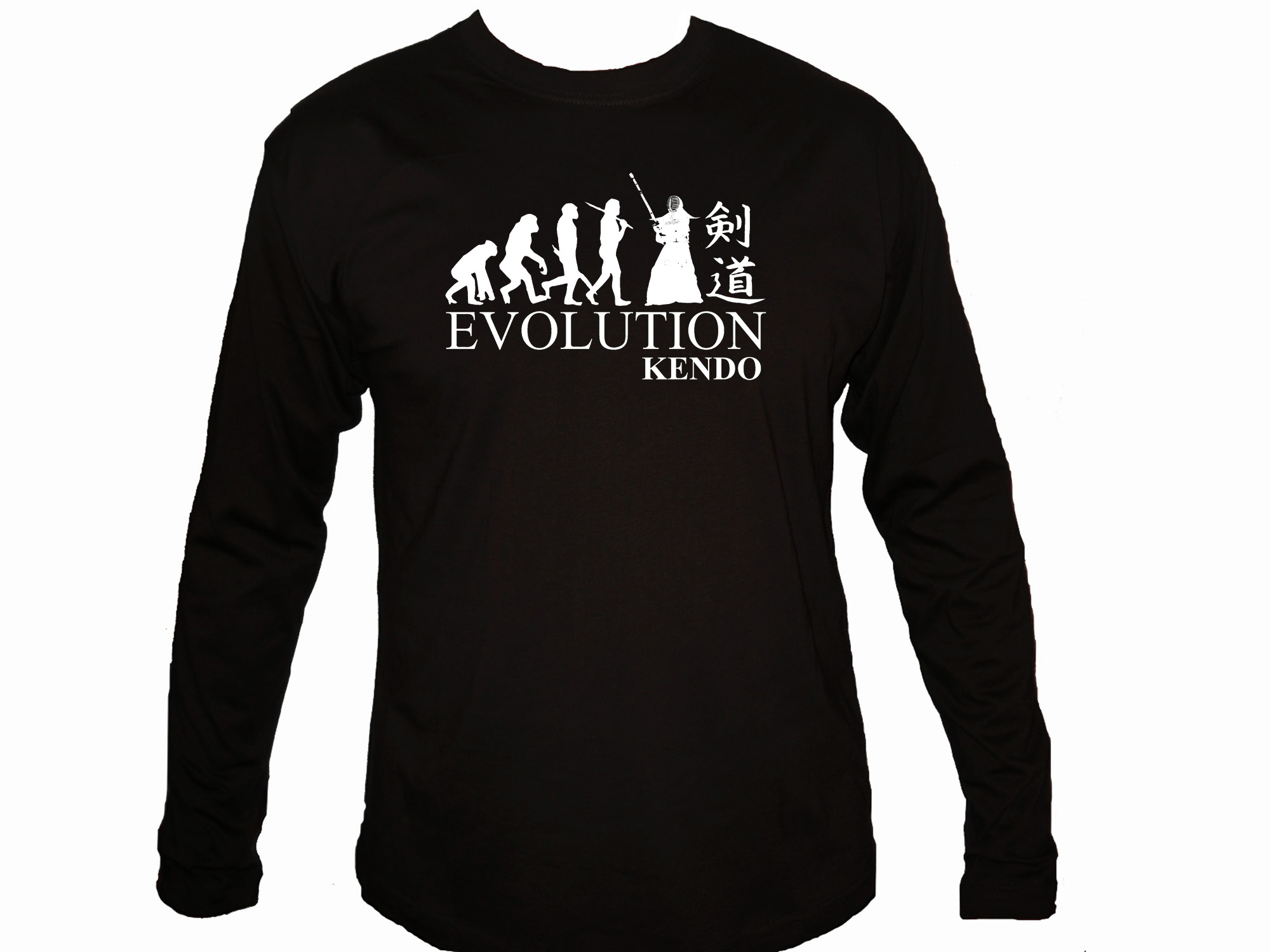Evolution Kendo Japanese martial arts MMA sleeved t-shirt
