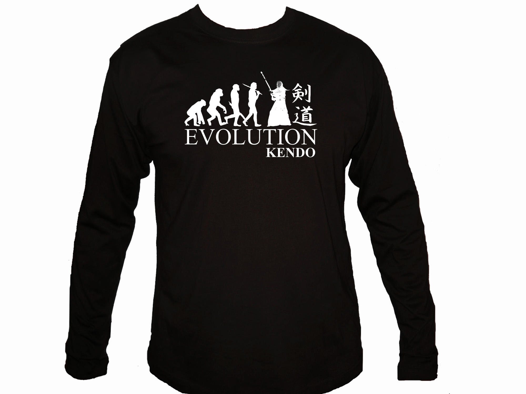 Evolution Kendo Japanese martial arts MMA sleeved t-shirt