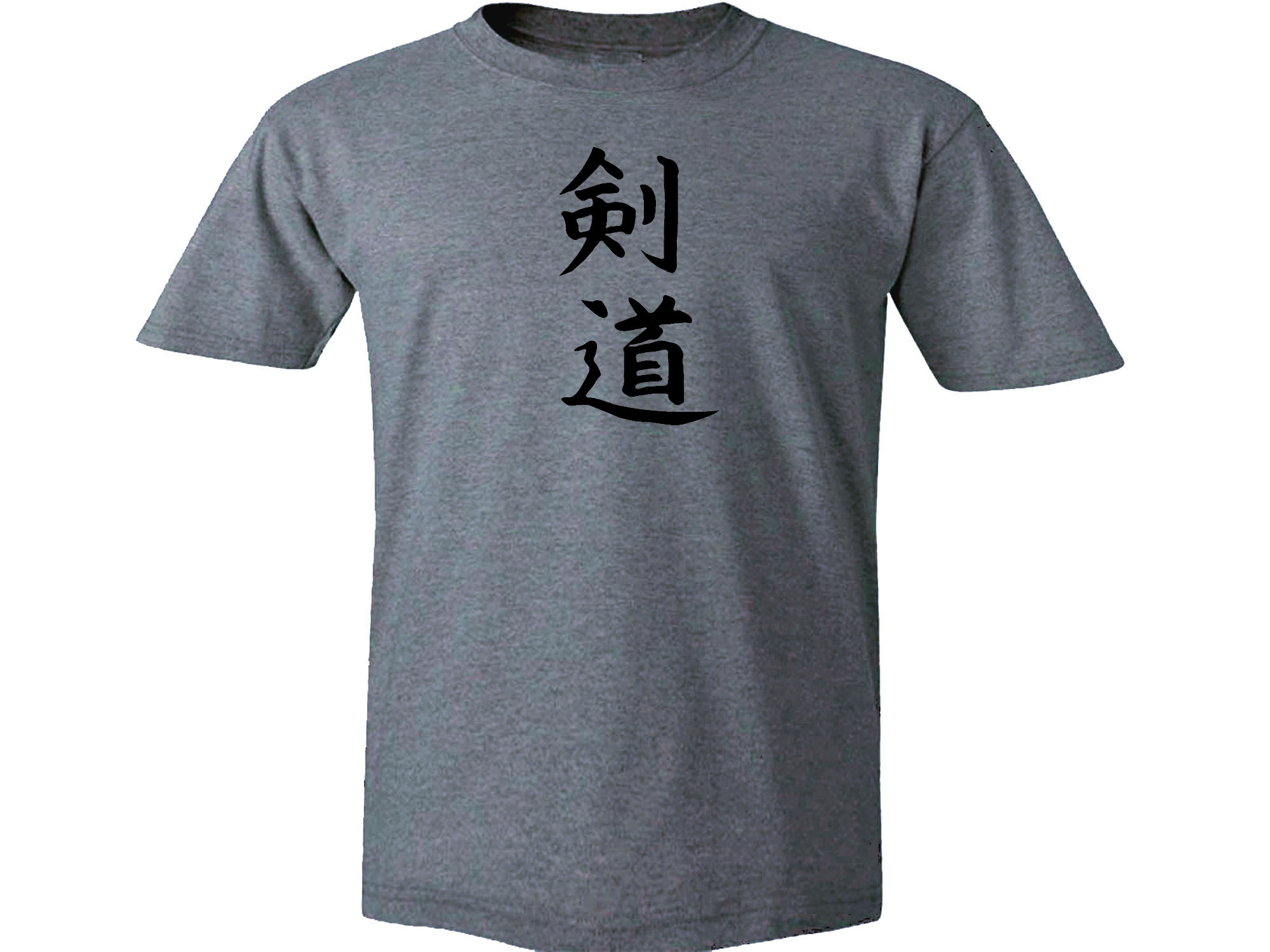 Kendo Japanese martial arts MMA gray t-shirt